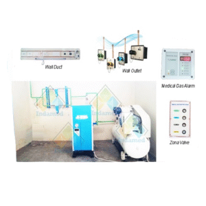INDAMED Instalasi Central Gas Medis Air Pressure Paket 10 Titik Outlet