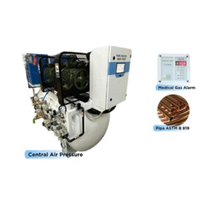 INDAMED Instalasi Central Gas Medis Air Pressure Set (Compressor 1.5 Kw)