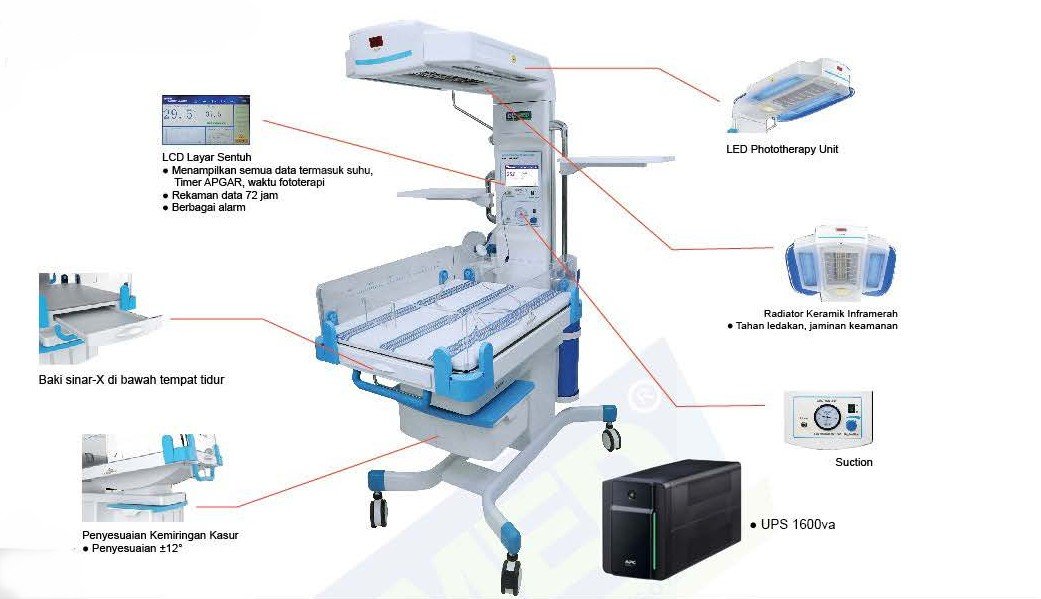 bipMED Infant Warmer (Deluxe) BIW-305-BPT