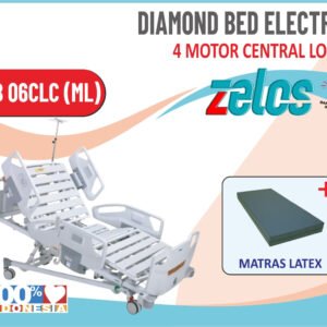 ZELOS DIAMOND BED 4 MOTOR CENTRAL LOCK+MATRAS LATEX