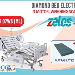 ZELOS DIAMOND BED ELECTRIC 3 MOTOR WEIGHING SCALE + MATRAS LATEX