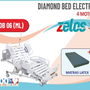 ZELOS DIAMOND BED ELECTIC 4 MOTOR  + MATRAS LATEX