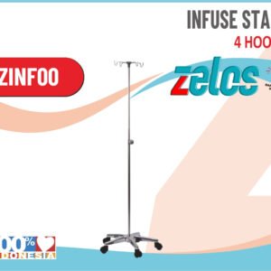 ZELOS INFUSE STAND 4 HOOKS