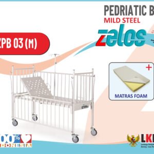 ZELOS PEDRIATIC BED MILD STEEL +MATRAS FOAM