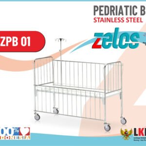 ZELOS PEDRIATIC BED, STAINLESS STEEL