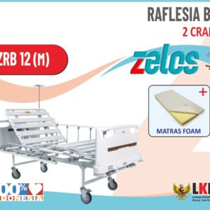 ZELOS RAFLESIA BED 2 CRANK + MATRAS FOAM