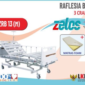 ZELOS RAFLESIA BED 3 CRANK + MATRAS FOAM