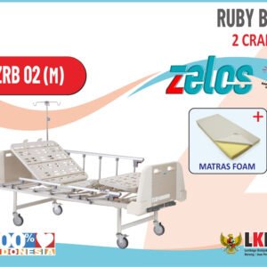 ZELOS  RUBY BED 2 CRANK  + MATRAS FOAM