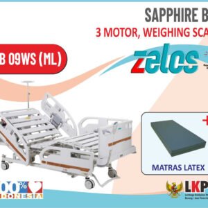 ZELOS SAPPHIRE BED 3 MOTOR WEIGHING SCALE + MATRAS LATEX