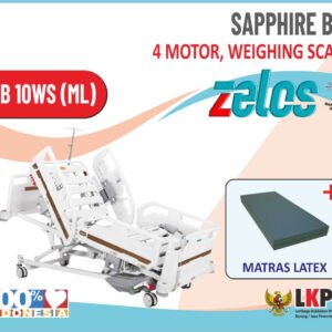 ZELOS SAPPHIRE BED 4 MOTOR WEIGHING SCALE + MATRAS LATEX