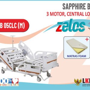 ZELOS SAPPHRE BED 3 MOTOR CENTRAL LOCK+MATRAS FOAM