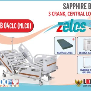 ZELOS ZELOS SAPPHIRE BED 3 CRANK CLC (MLCO)