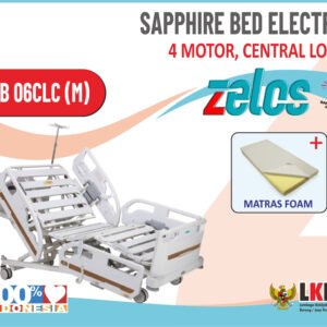 ZELOS SAPPHIRE BED 4 MOTOR CENTRAL LOCK+MATRAS FOAM