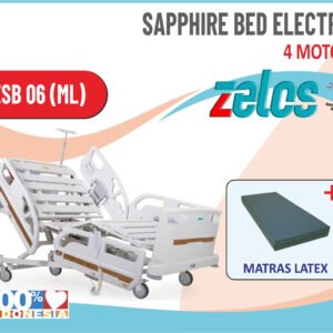 ZELOS SAPPHIRE BED ELECTRIC 4 MOTOR  + MATRAS LATEX