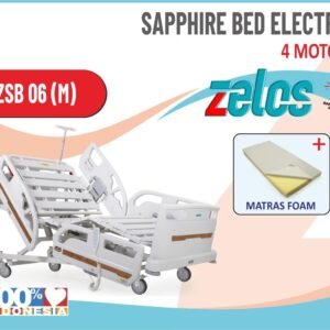ZELOS SAPPHIRE BED ELECTRIC 4 MOTOR  + MATRAS FOAM
