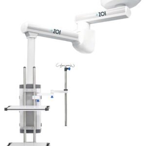 ZOI Faraday Series Ceiling Pendant - Mechanical with Electric Motor Double Arm w/ Pneumatic Brake For Anesthesia
