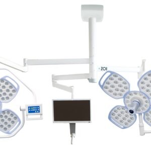 ZOI Ilios 6000 Series Surgical Light - Double Dome - Hanging Monitor dan Built-In Camera