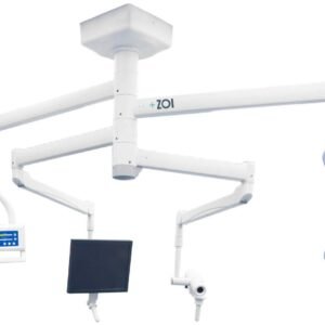 ZOI Ilios 7000 Series Surgical Light - Double Dome - Hanging Monitor dan Hanging Camera